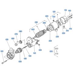 Starter Assembly for Kubota D1703-M-E3B Engine