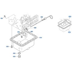 Oil Pan Assembly for Kubota D1703-M-E3B Engine