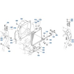 Radiator Assembly for Kubota D1703-M-E3B Engine
