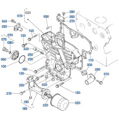 Gear Case Assembly for Kubota D1703-M-E3B Engine