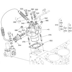 Injection Pump Assembly for Kubota D1803-CR-T-E5 Engine