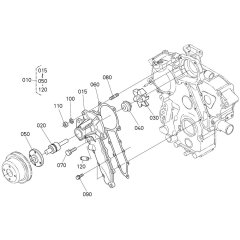 Water Pump Assembly for Kubota D1803-CR-T-E5 Engine