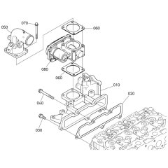 Intake Manifold Assembly for Kubota D1803-CR-T-E5 Engine