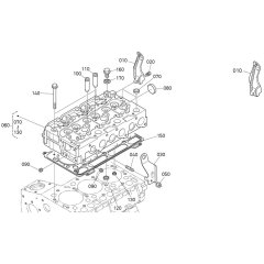 Cylinder Head Assembly for Kubota D1803-CR-T-E5 Engine