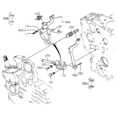 Governor Assembly for Kubota D782-EB Engine