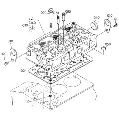 Cylinder Head Assembly for Kubota D782-EB Engine