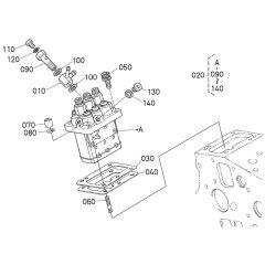 Injection Pump Assembly for Kubota D902-E4B Engine