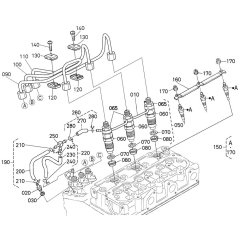 Nozzle Holder Assembly for Kubota D902-E4B Engine