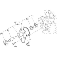 Water Pump Assembly for Kubota D902-E4B Engine