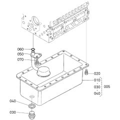 Oil Pan Assembly for Kubota D902-E4B Engine