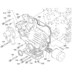 Gear Case Assembly for Kubota D902-E4B Engine