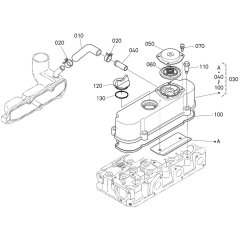 Head Cover Assembly for Kubota D902-E4B Engine