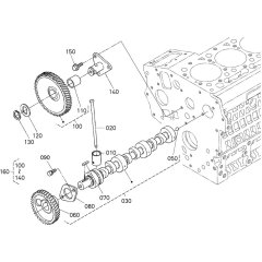 Camshaft Assembly for Kubota D902-E4B Engine