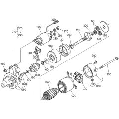 Starter Assembly for Kubota D905-E2BG Engine