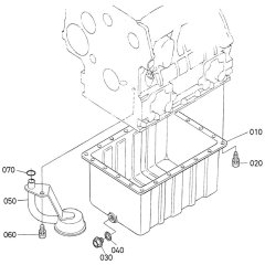 Oil Pan Assembly for Kubota D905-E2BG Engine