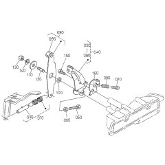 Speed Control Lever Assembly for Kubota DF752-E2 Engine