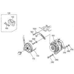Pulley Assembly for Kubota DF752-E2 Engine