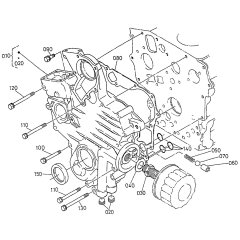 Gear Case Assembly for Kubota DF752-E2 Engine