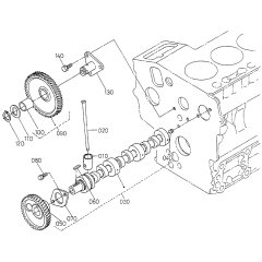 Camshaft Assembly for Kubota DF752-E2 Engine