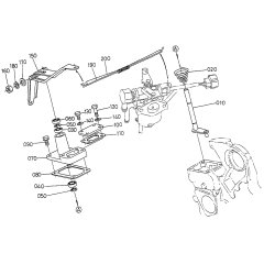 Governor Assembly for Kubota DF752-E2 Engine
