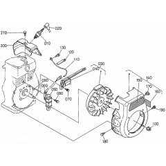 Magneto Assembly for Kubota GH170 Engine