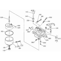 Carburettor Assembly for Kubota GH170 Engine