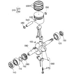 Crankshaft Assembly for Kubota GS200 Engine
