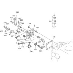Speed Control Plate Assembly for Kubota V1505-E4B Engine