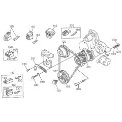 Pulley Assembly for Kubota V1505-T-B Engine
