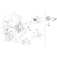 Pulley Assembly for Kubota V2003-T-E2B Engine