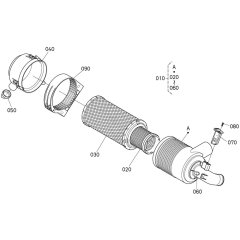 Air Cleaner Assembly for Kubota V2403-CR-E5B Engine
