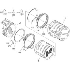 DPF Assembly for Kubota V2403-CR-E5B Engine