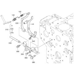 Governor Assembly for Kubota V2403-M-E3B Engine
