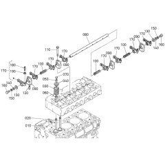 Rocker Arm Assembly for Kubota V2403-M-E3B Engine