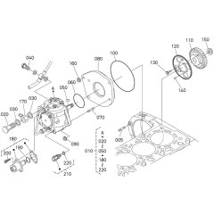 Supply Pump Assembly for Kubota V2607-CR-E5B Engine