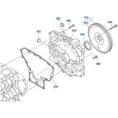 Flywheel Assembly for Kubota V2607-CR-T-E5 Engine