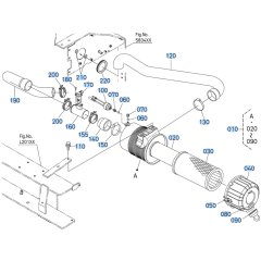 Air Cleaner Assembly for Kubota V2607-CR-T-E5 Engine