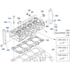 Cylinder Head Assembly for Kubota V2607-CR-T-E5 Engine