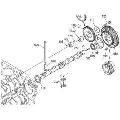 Camshaft Assembly for Kubota V2607-DI-T-E3B Engine
