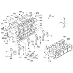 Crankcase Assembly for Kubota V3300-T-E2B Engine