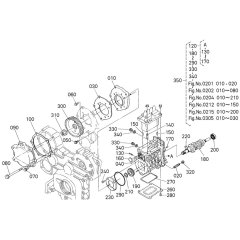 Fuel Camshaft Assembly for Kubota V3300-T-E2B Engine