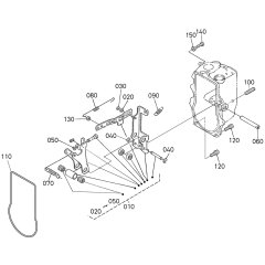 Fork Lever Assembly for Kubota V3300DI-E2B Engine