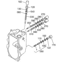 Adjusting Bolt Assembly for Kubota V3300DI-E2B Engine
