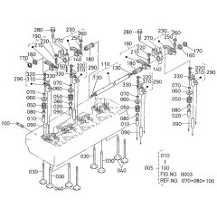 Rocker Arm Assembly for Kubota V3300DI-E2B Engine