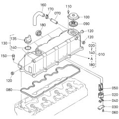 Head Cover Assembly for Kubota V3300DI-E2B Engine
