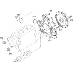 Flywheel Assembly for Kubota V3300DI-E2B Engine