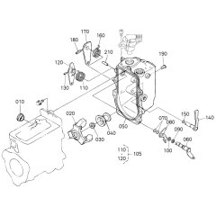 Governor Assembly for Kubota V3300DI-E2B Engine