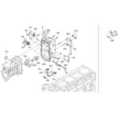 Governor Assembly for Kubota V3600-T-E3CB Engine