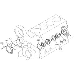Hydraulic Pump Assembly for Kubota V3800-CR-TI-E4B Engine