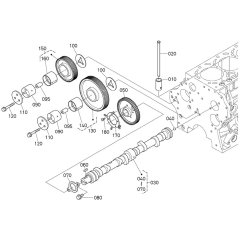 Camshaft Assembly for Kubota V3800-CR-TI-E4B Engine